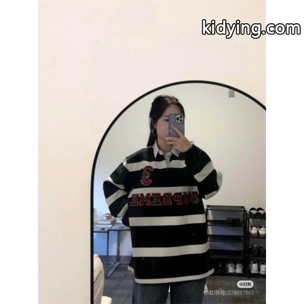 高品質 トレンド ボーダー 定番 人気爆発 SUPREME シュプリーム コピー 長袖tシャツ-8