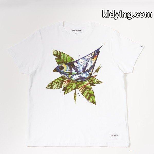 SUPREME シュプリーム コピー Tシャツ 半袖 メンズ SUPREMEBEING シュプリームビーイング 丸首 SBMT DICE BIRD 着こなしが素敵春夏定番商品-0