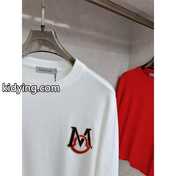 MONCLER ネイビー セーター セーター 個性字母ロゴ 2025秋冬独創 モンクレール スーパーコピー トップス-2