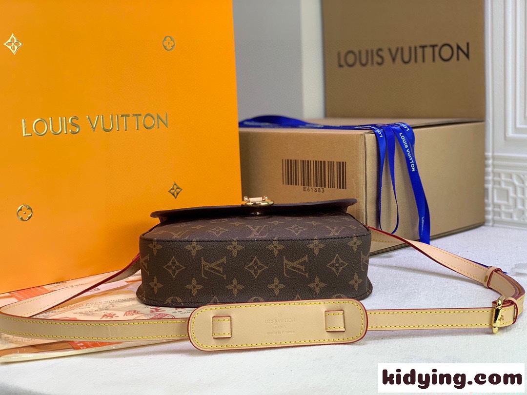 LOUIS VUITTON ショルダーバッグ レディース ルイヴィトン コピー 半月型 コンパクトサイズ 斜め掛け-5