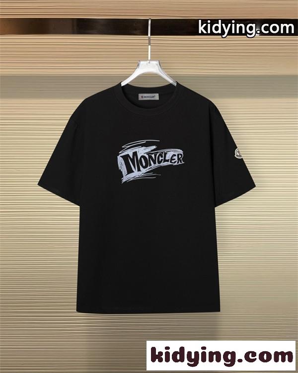 スケッチロゴ アートグラフィック 映えるフロントデザイン アーバンフィット MONCLER モンクレール コピー 半袖Tシャツ 注目モデル-1