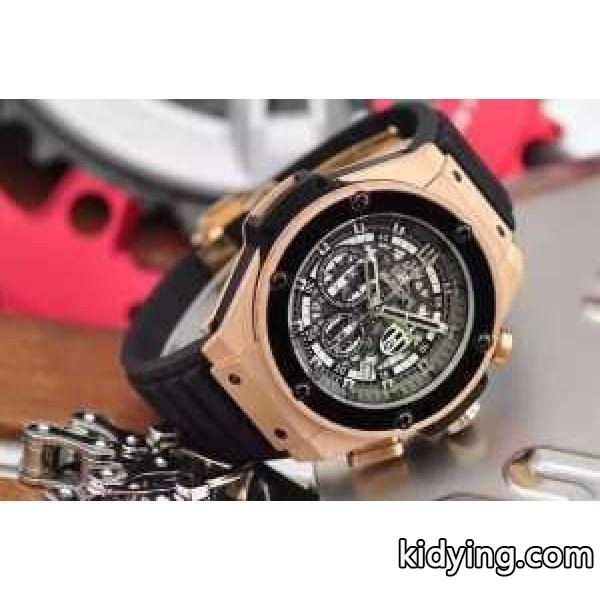 人気アイテムウブロビッグバンウニコキングゴールドセラミックラバ自動巻き腕時計 HUBLOT BIGBANG-1