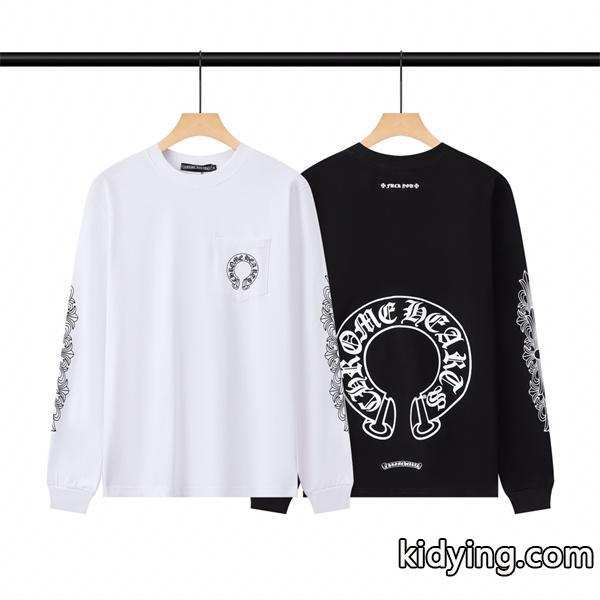 クロムハーツ CHROME HEARTS 長袖Tシャツコピー 2色可選 夏のマストブランド新作 _クロムハーツ CHROME HEARTS_ブランド コピー 激安(日本最大級)-0