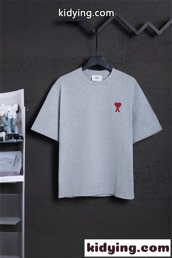 アミ パリス tシャツスーパーコピー型崩れしにくい ヘビーウェイトコットン 2026新作 AMI PARIS 半袖-5