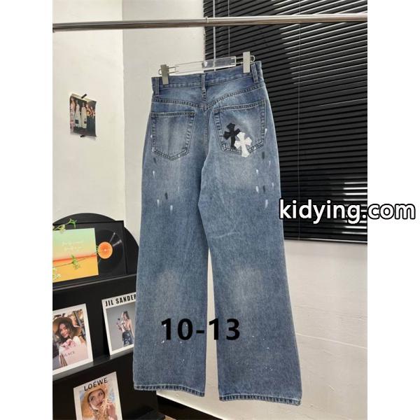 トレンド感溢れる CHROME HEARTS グレー ウォッシュ デニム おしゃれ クロムハーツ コピー-3