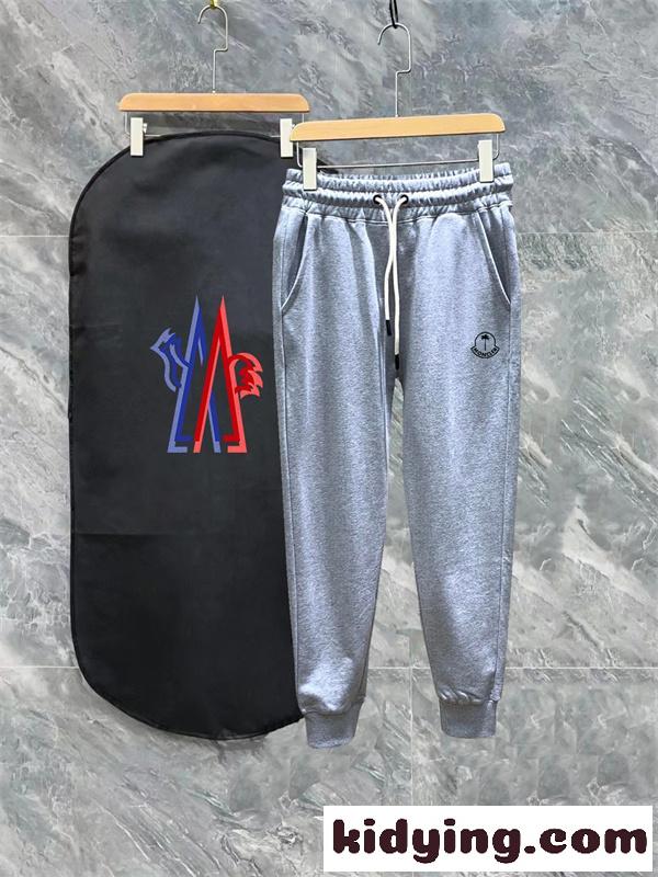 カジュアル リブヘム仕様 デイリー万能 お得 MONCLER モンクレール コピー スウェットパンツ トレンド-3