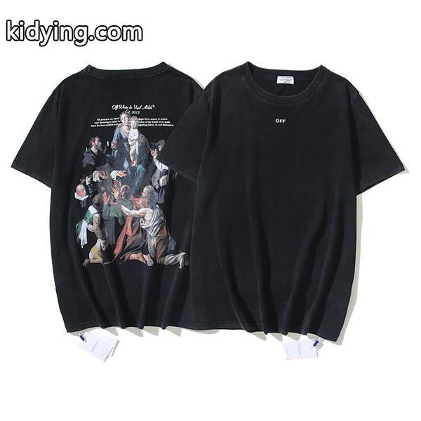 新品未使用 オフホワイト高評価人気品！半袖Tシャツ Off-White 2色可選_ブランド コピー 激安(日本最大級)-0