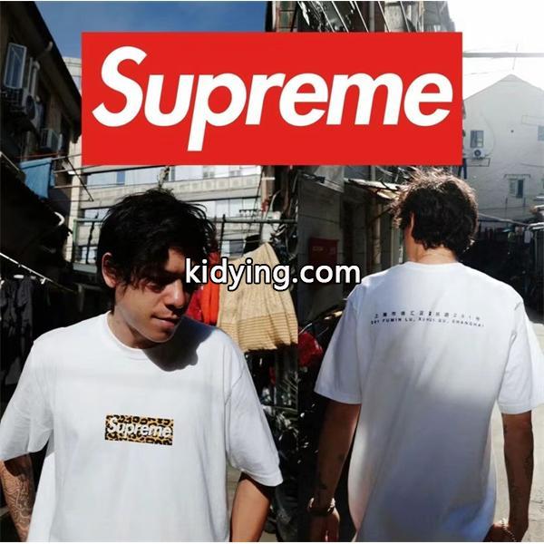 日本新入荷!SUPREME 24SS SHANGHAI BOX LOGO TEE シュプリーム Tシャツコピー半袖 吸汗速乾性が優れた ゆるサイズ ファション 海外セレブも愛用する-0