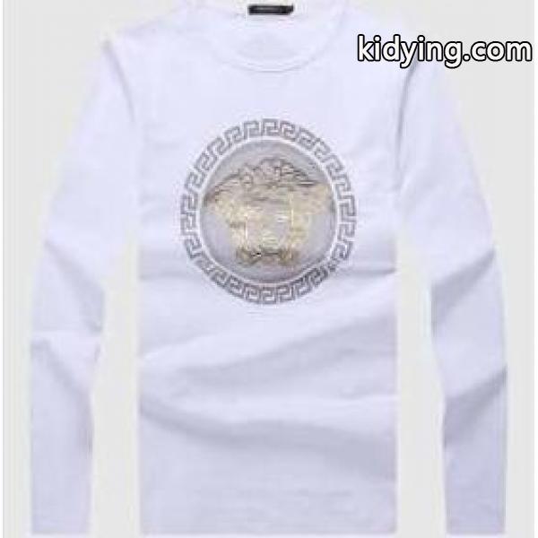 汎用性の高いヴェルサーチ 　目を惹く長袖Tシャツ 4色可選_ヴェルサーチ VERSACE_ブランド コピー 激安(日本最大級)-1
