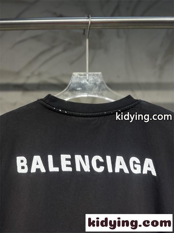 レイヤード裾 ロゴ刺繍 オーバーサイズ 2026新作 BALENCIAGA バレンシアガ コピー Tシャツ ストリート映え-7