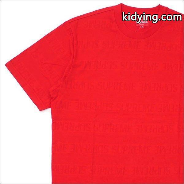 SUPREME(シュプリーム) Mesh Stripe Top (Tシャツ) RED 203-000293-143+【新品】(半袖Tシャツ) :18070208:クリフエッジ - 通販ショッピング-0