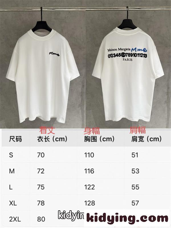 Maison Margiela メゾン マルジェラ 偽物 Tシャツ 半袖 オーバーサイズ ブラック コットン プレミアム-8