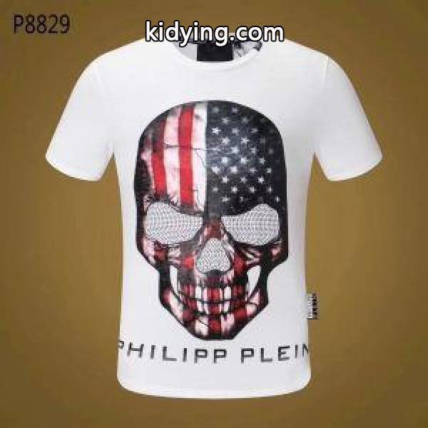 海外流行　フィリッププレイン PHILIPP PLEIN 半袖Tシャツ 2色可選　今シーズン注目のアイテム_フィリッププレイン PHILIPP PLEIN_ブランド コピー 激安(日本最大級)-1