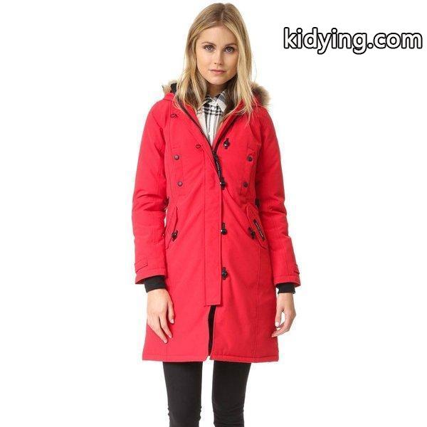 カナダグース Canada Goose レディース コート アウター Kensington Parka Red :lb-canad30105-02d:フェルマート エフ fermart ef - 通販ショッピング-0