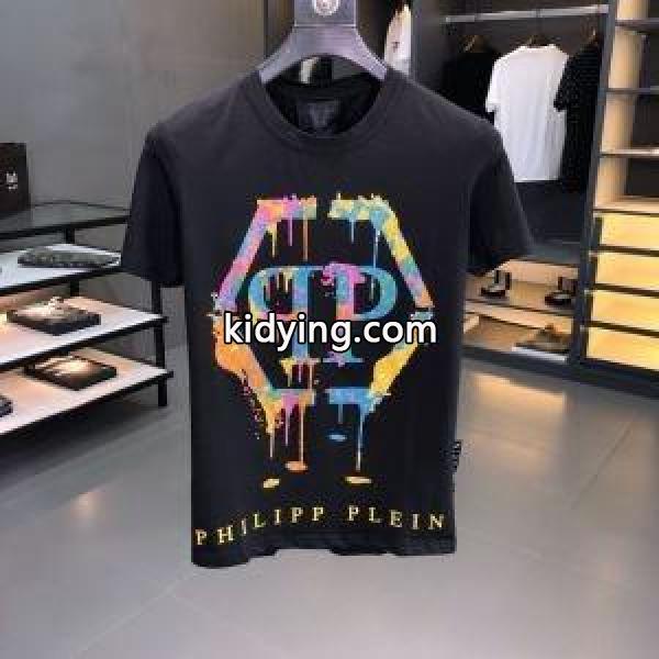 Tシャツ/半袖PHILIPP PLEIN きれいめな印象で着こなし 2色可選フィリッププレイン 春夏2019年の最新アイテム_フィリッププレイン PHILIPP PLEIN_ブランド コピー 激安(日本最大級)-0
