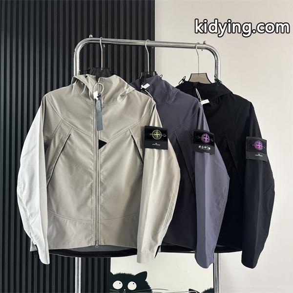 STONE ISLAND コピー ソフトシェル アウター 高機能 防風 防水 ジャケット ストーンアイランド-0