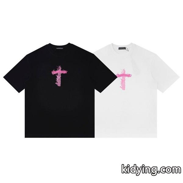2色可選夏のマストブランド新作 CHROME HEARTS 流行色春夏クロムハーツ半袖Tシャツ__ブランド コピー 激安(日本最大級)-0