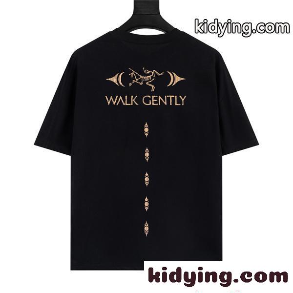 ARCTERYX プリント アークテリクス コピー Tシャツ メンズ 個性グラフィック ストリート 半袖-3