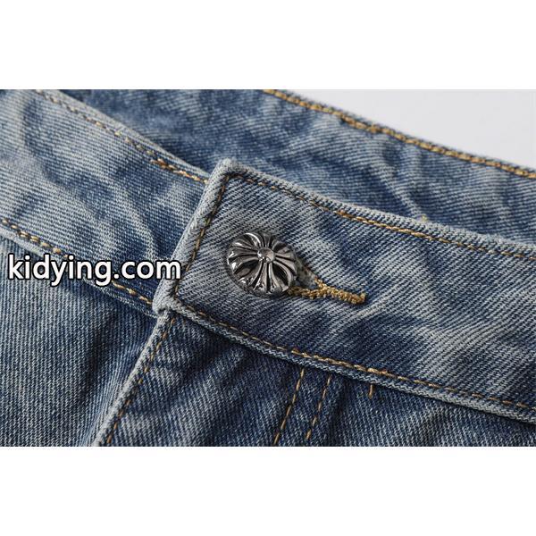定番人気 オールオーバークロス 万能 デニムパンツ クロムハーツ Chrome Hearts コピー-4