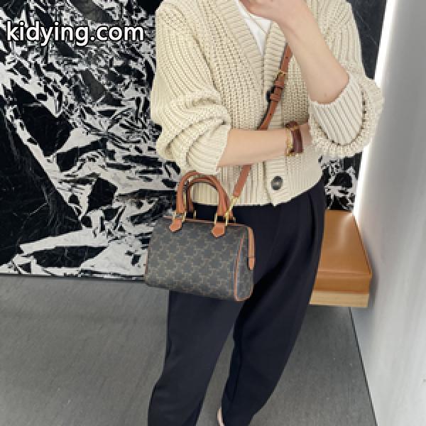 セリーヌトリオンフキャンバス カジュアルを一歩大人に CELINE ボストンバッグ偽物 2022レディ夏ファション入荷-0
