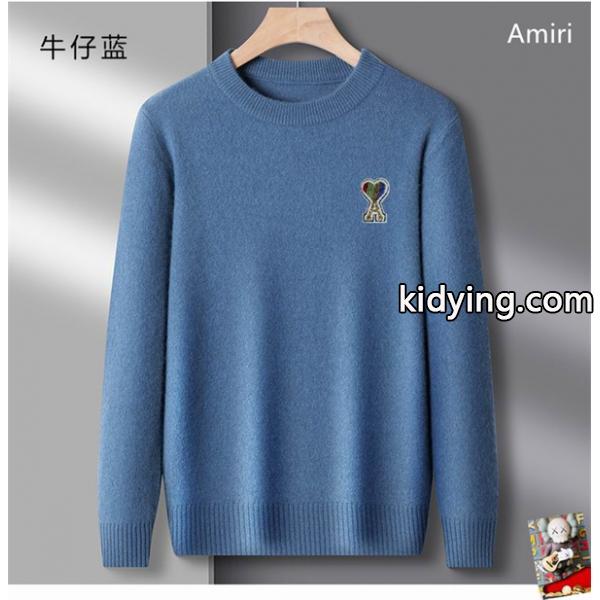 2025秋冬 あったか アイボリー きれいめ 定番 ニット AMI PARIS アミ パリス コピー-8