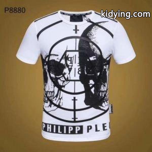春夏の爽やかなスタイル Tシャツ/ティーシャツ フィリッププレイン 2019年トレンド感が強い 2色可選 PHILIPP PLEIN_フィリッププレイン PHILIPP PLEIN_ブランド コピー 激安(日本最大級)-1