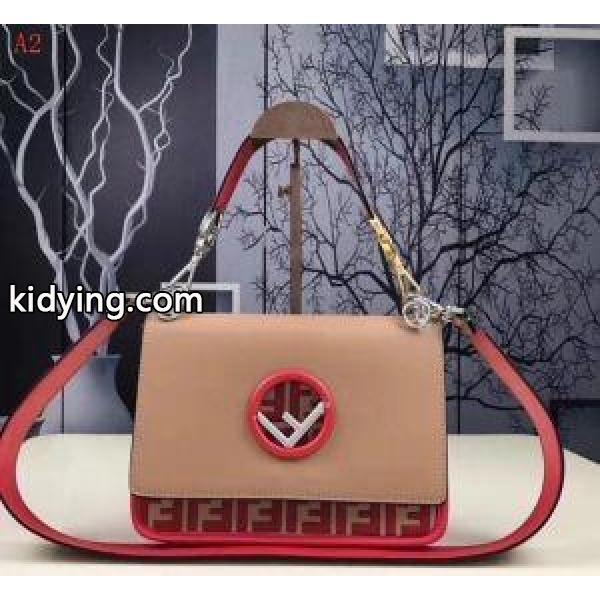 KAN I FBrown leather bag8BT284A651F13VKFENDIフェンディ 激安コーディネートしやすいバッグ機能性5色展開-1