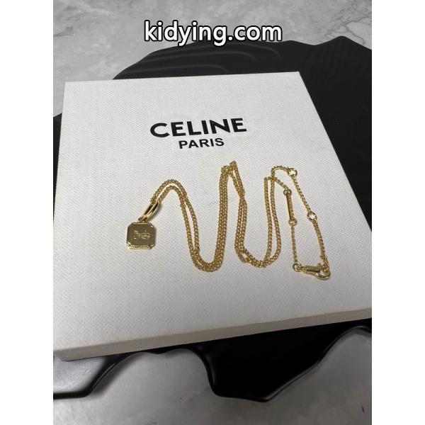 Celine 2025秋冬 トリオンフ パズルチャーム ネックレス 激安 セリーヌコピー 季節限定モデル-3