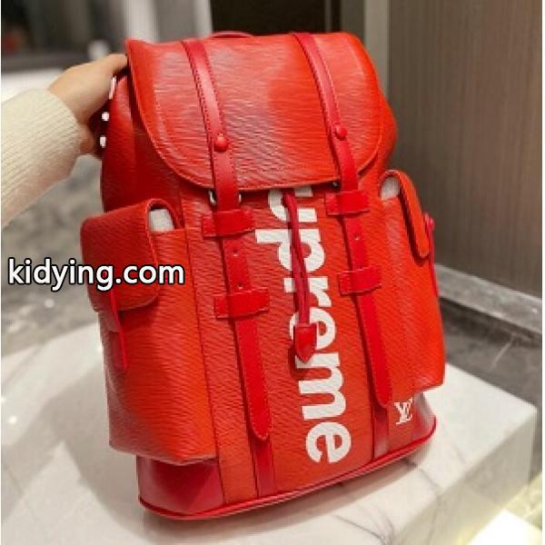 LOUIS VUITTON x Supreme リュック コピー シュプリーム ソフトレザー 良好な材質-0
