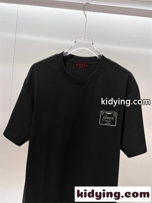 スクエアロゴ モードカジュアル ベーシックスタイル GUCCI グッチ コピー 半袖Tシャツ 人気モデル-4