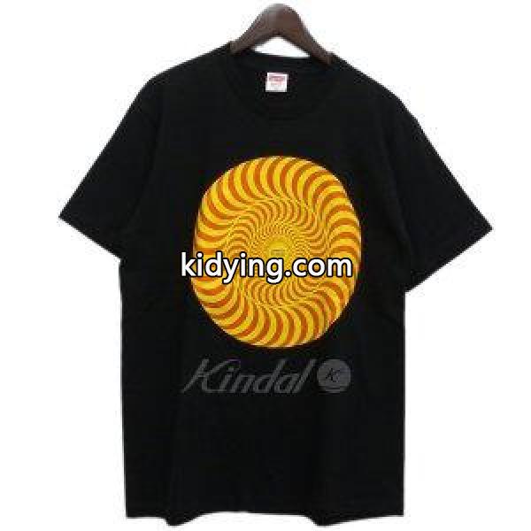 SUPREME×SPITFIRE 18SS「Classic Swirl T-Shirt」プリントTシャツ ブラック サイズ:M (渋谷神南店) 180 :8040000109145:カインドオル - 通販ショッピング-0