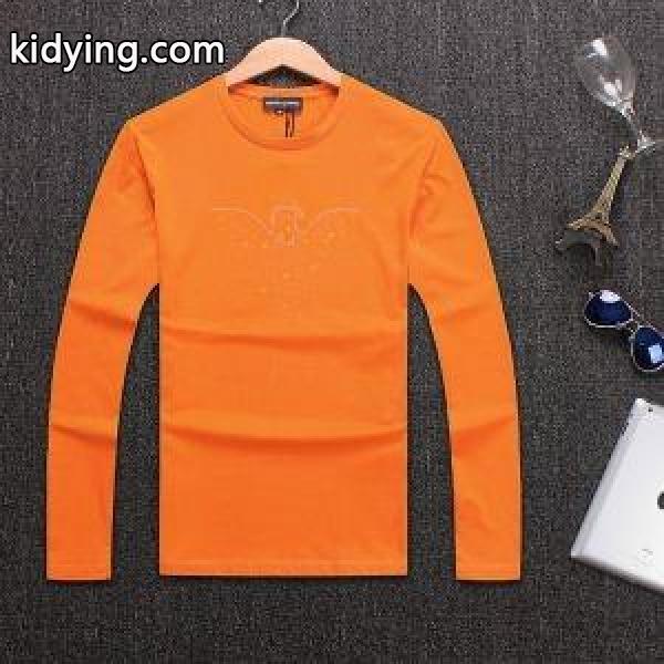 超激得新品ふかふか心地よい肌触り長袖tシャツシンプルデザイン着回し力抜群人気アイテムメンズ用アルマーニ 服 コピー-2