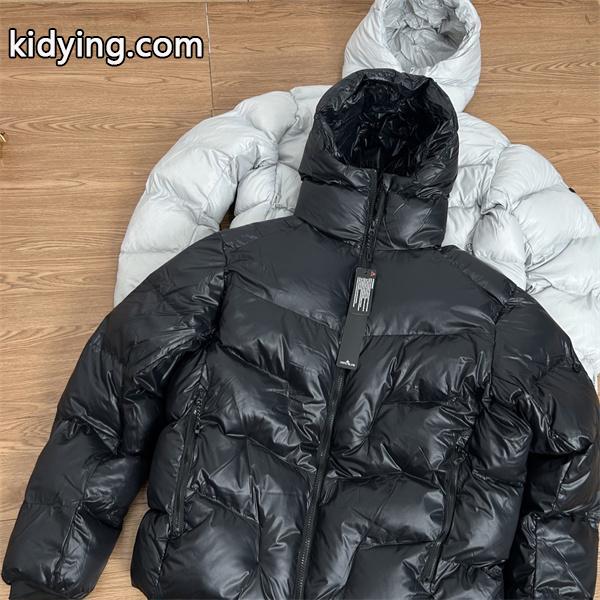 STONE ISLAND ストーンアイランド 偽物  光沢ブラック人気急増 ボリューム感 美シルエット ダウンジャケット-6