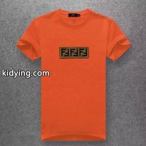 VIPSALE◆関税込 FENDI メンズ ブラウン ジャガード 半袖Tシャツ41887352フェンディ t シャツ コピー１０色展開-8