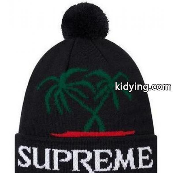 柔らかな肌触りがいいシュプリーム キャップ 偽物　Supreme 男女兼用の黒いニット帽子_シュプリーム SUPREME_ブランド コピー 激安(日本最大級)-0