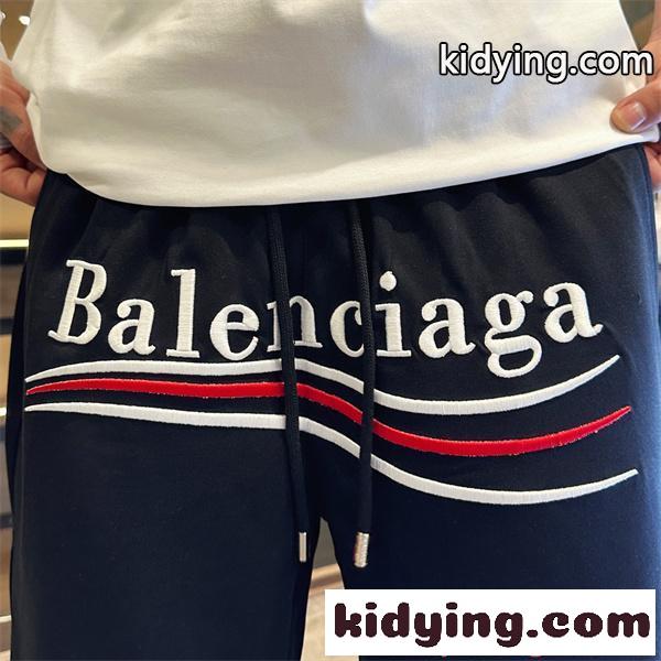 バレンシアガ コピー ハーフパンツ BALENCIAGA プリント スポーティー インパクト おしゃれ 夏コーデ-5