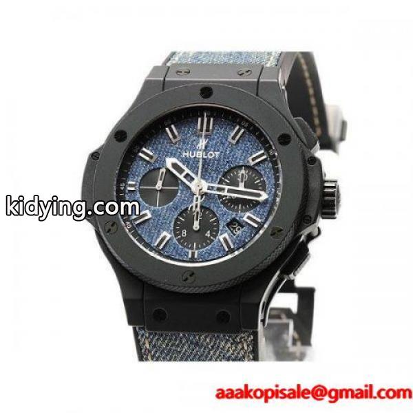 HUBLOT ウブロ メンズ ビッグバン ジーンズ 使い心地の良い 301CI2770NRJEANS ブラックセラミック 高級感機械式自動巻き腕時計 激安通販-0