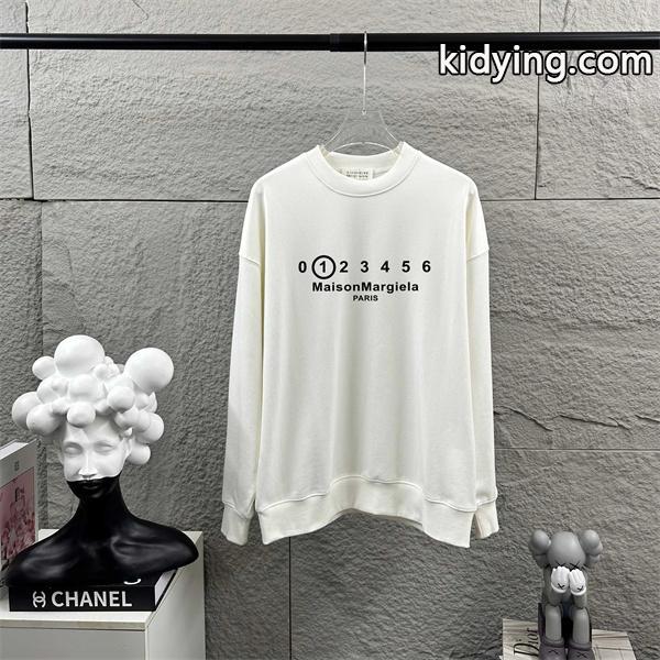 Maison Margiela コピー トレーナー 数字ロゴ モノクロ クラシック メゾンマルジェラ-1