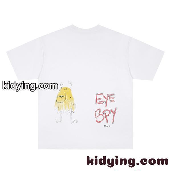 Chrome Hearts コピー 落書きプリント 半袖Tシャツ ホワイト グラクソ クルーネック クロムハーツ-3