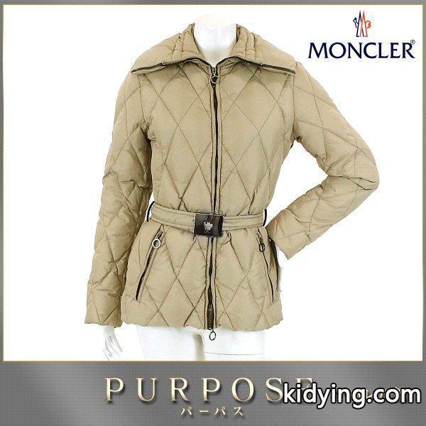 モンクレール MONCLER ダウンジャケット NORMECEN 中綿 ベルト 付き ベージュ サイズ 0 レディース :90050686:PURPOSEパーパス・ヤフー店 - 通販ショッピング-0