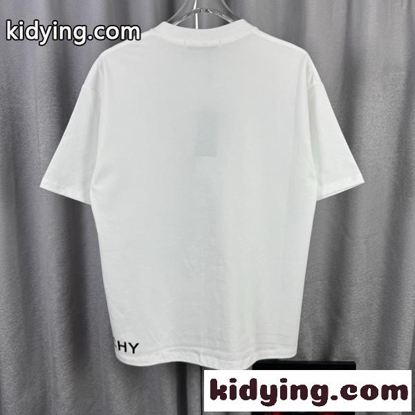 GIVENCHY コピー 2026新作 ミニマルロゴ 半袖カットソー ストリートモード 上質カジュアルTシャツ-1