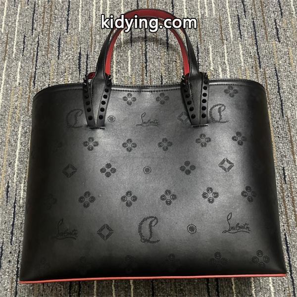 ルブタン カバタ スモールトート ルビタグ 手書きプリント  Christian Louboutin :Lbt-1185012-3006:リナーテ - 通販ショッピング-0