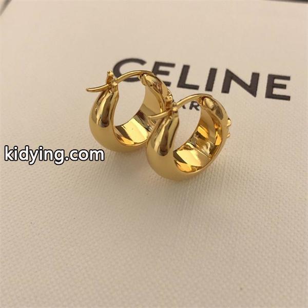 高級感あふれる輝き セリーヌ CELINE コピー 2025秋冬新作 ゴールド トリオンフフープ ピアス-1