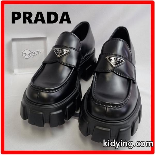 人気モデル プラダ PRADA モノリス ブラッシュドレザー ローファー_メンズファッション_スーパーコピーブランド激安通販 専門店-0