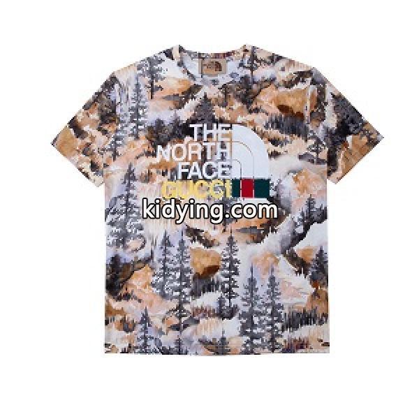 おしゃれコーデThe North Face x Gucciコラボｔシャツスーパーコピー2022流行り新作-0
