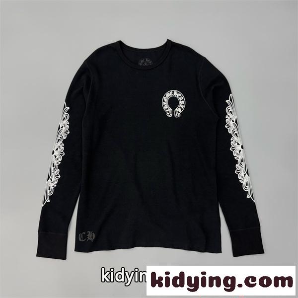 人気♥Chrome Hearts クロムハーツ長袖tシャツスーパーコピー☆サーマル生地男女OK-0
