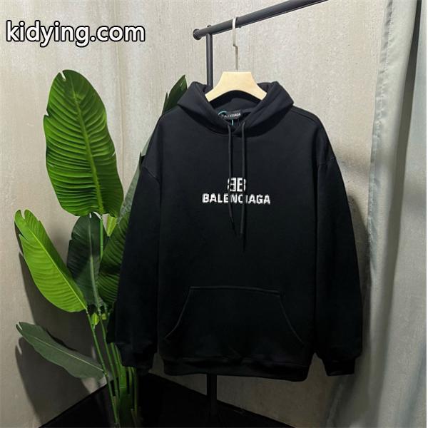 Balenciaga2021新作 最高版本バレンシアガモザイクLOGOパーカー品質保証 セール-0