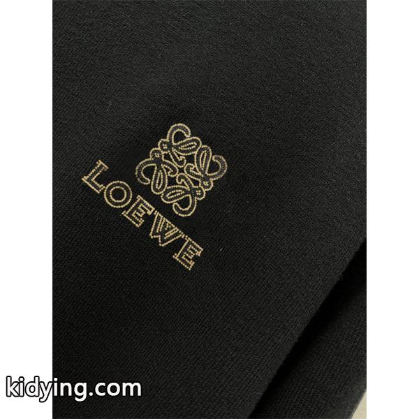 2025秋冬 ロエベ LOEWE コピー セーター ロゴ刺繍入り シックで上品な大人のニットセーター-2