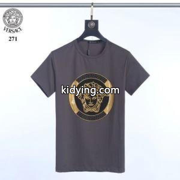 リラックスした雰囲気に ヴェルサーチTシャツ/半袖 3色可選 2019SS VERSACE 素敵カジュアル春夏新品_ヴェルサーチ VERSACE_ブランド コピー 激安(日本最大級)-1