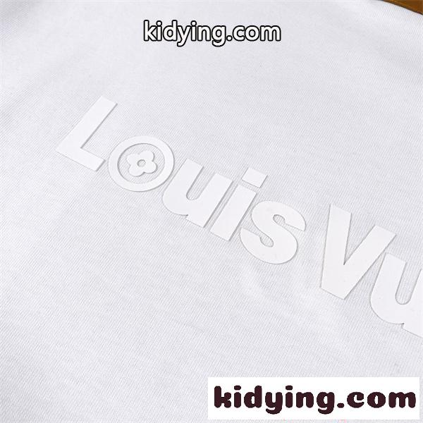 LOUIS VUITTON 半袖Tシャツ ベーシック 落ち着き 大人コーデ 快適 着回し力抜群 ルイヴィトン 偽物-3